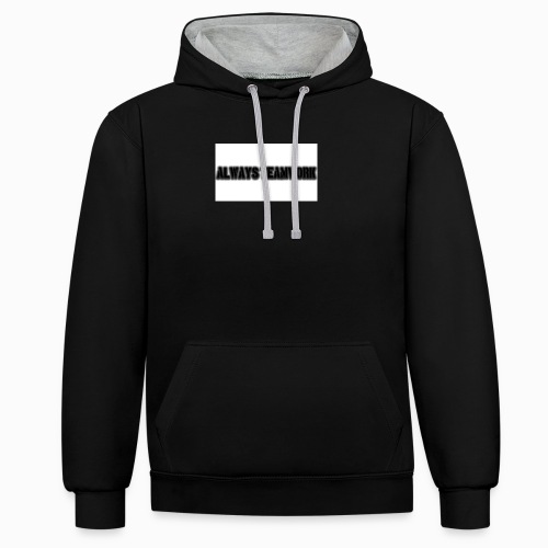 at team - Contrast hoodie