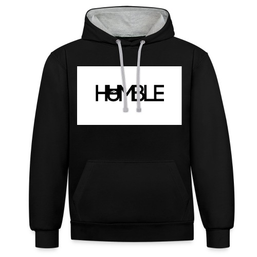 Humble logo - Contrast hoodie