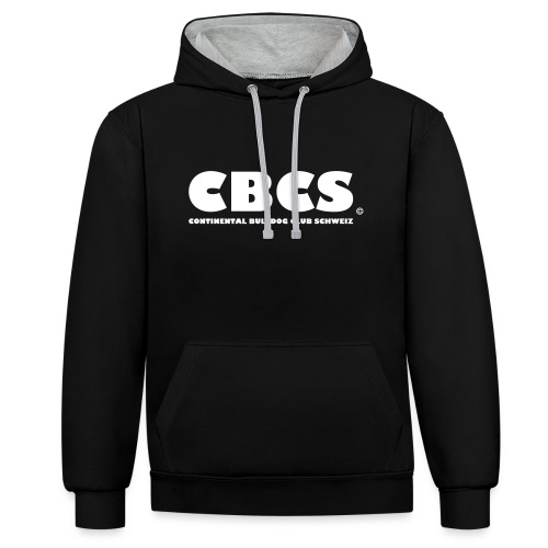 CBCS Wortmarke - Kontrast-Hoodie