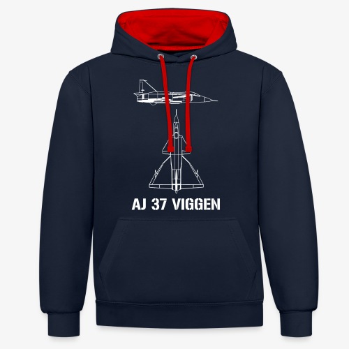 AJ 37 VIGGEN - Kontrastluvtröja