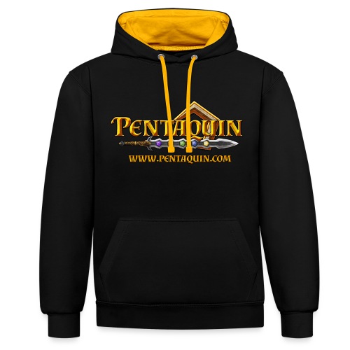 Pentaquin - Kontrast-Hoodie