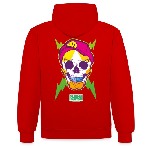 Ptb skullhead - Contrast hoodie