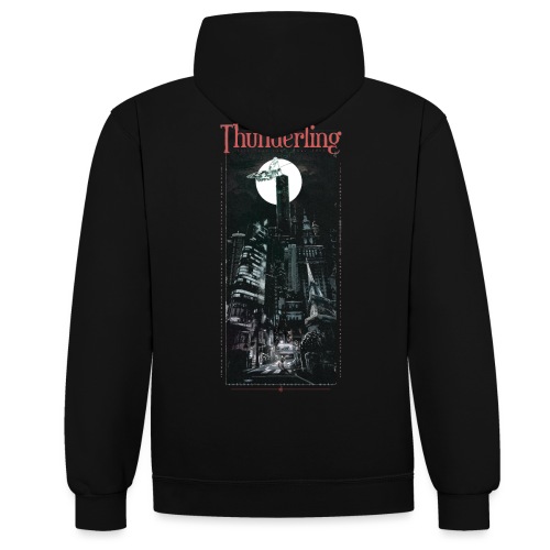 Thunderling | Icy Rain - Contrast Colour Hoodie