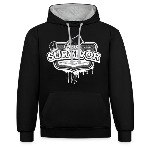 2020 Survivor Dirty WoB - Contrast hoodie