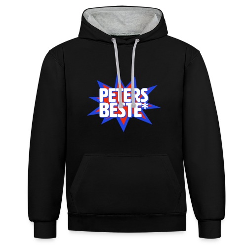 Peters Beste* by Peter Brandenburg - Kontrast-Hoodie
