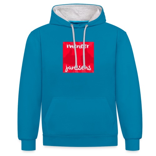 Sweater Meneer Janssens - Contrast hoodie