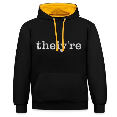 Theiy're WoB - Contrast Colour Hoodie