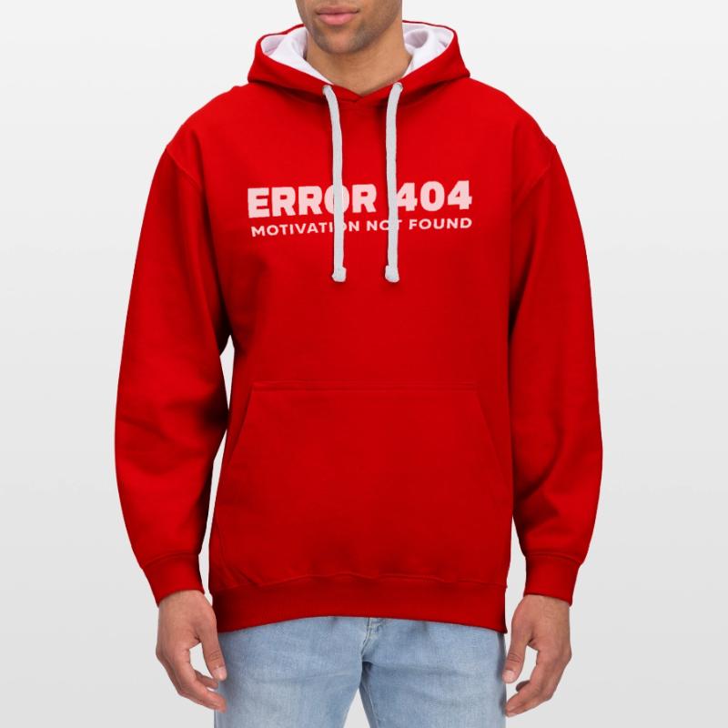 nerd coder server download error 404 Contrast hoodie