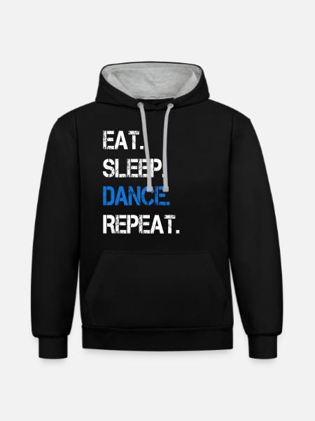 Dancing Dance Dancer Dancer - Contrast hoodie - black/heather grey