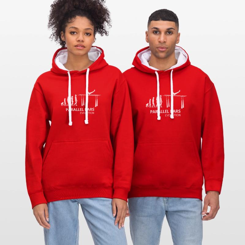 Parallel Bars Parallel Bars Evolution Gymnastics Contrast hoodie