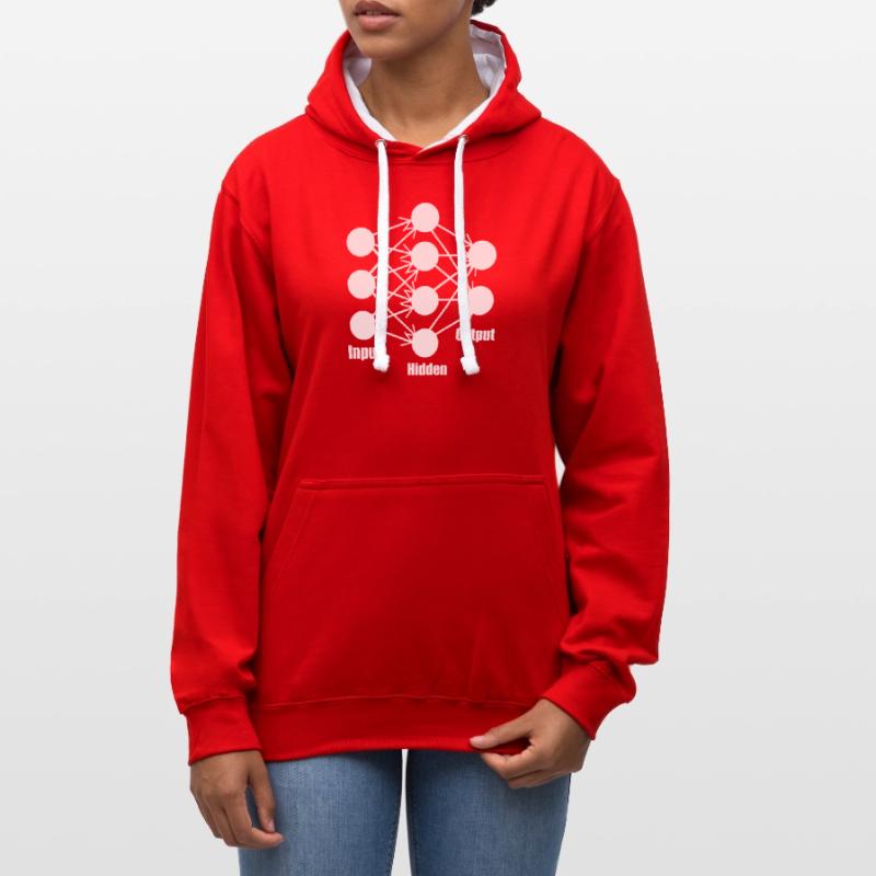 Neural Network Deep Learning Machine Gift Contrast hoodie