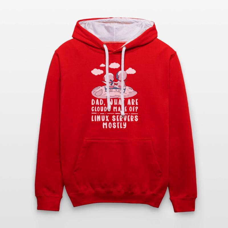 Cloud Computing Informatik Programmierung Dev Kontrast-Hoodie