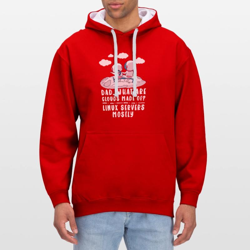 Cloud Computing Informatik Programmierung Dev Kontrast-Hoodie