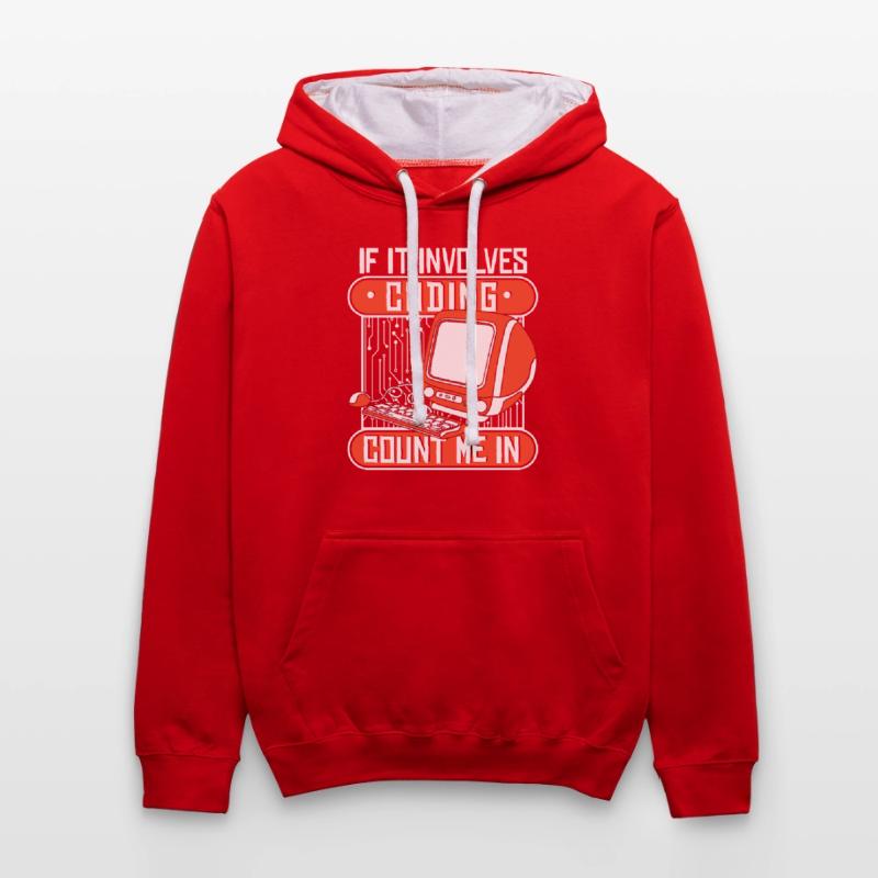 Si cela implique de coder, comptez-moi dans le développeur Sweat à capuche contrasté