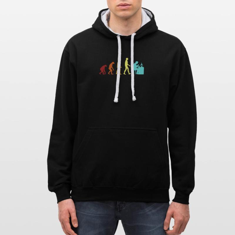 Forensics Evolution Psychology Science Forensic Contrast hoodie