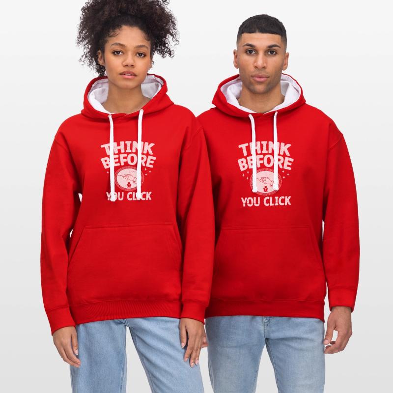 Web developer website development Contrast hoodie