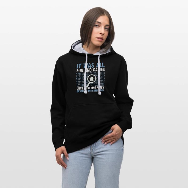 Contrast hoodie