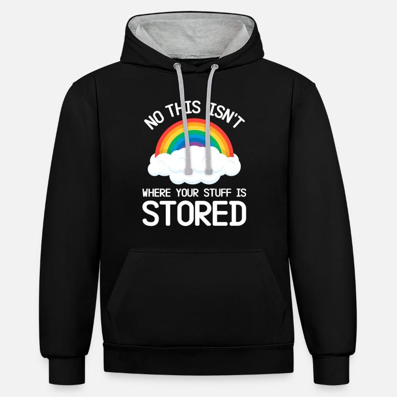Sysadmin Cloud Computing-Ingenieur - Kontrast-Hoodie - Schwarz/Grau meliert