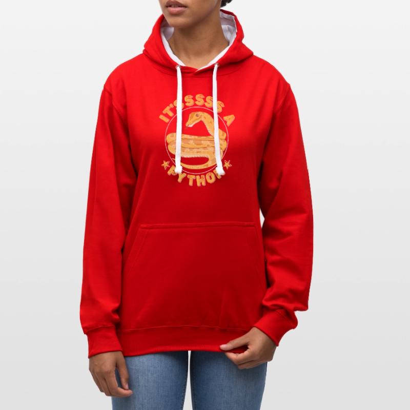 Itsssss a Python Kontrast-Hoodie