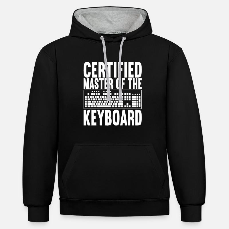 Programmer Computer Scientist - Contrast hoodie - black/heather grey