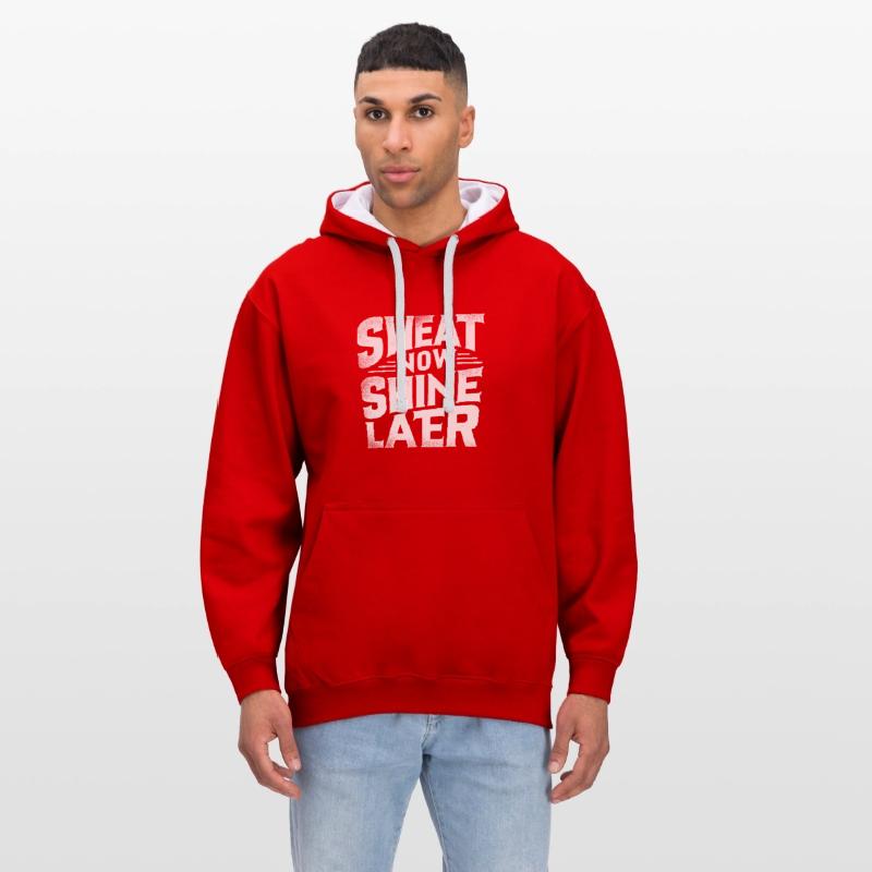 Contrast hoodie