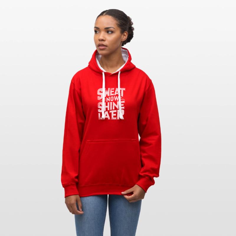 Contrast hoodie