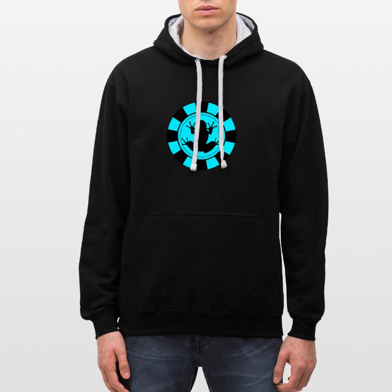 LUZILLION CODER COUTURE, CODE AND BUGS Contrast hoodie