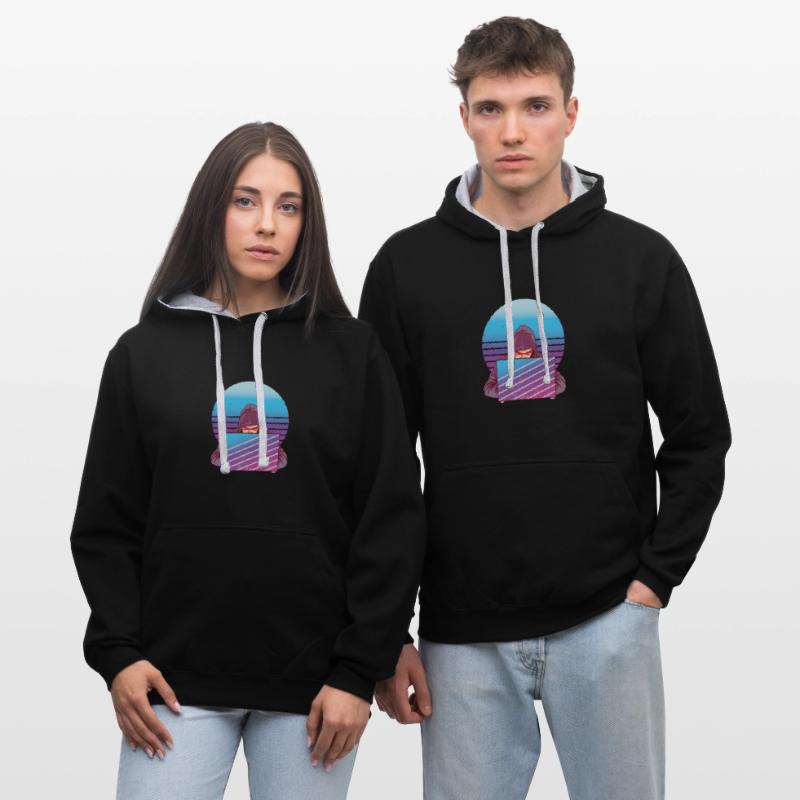 Lustige Programmierer Debugging Code Nerd Spaß Lie Kontrast-Hoodie