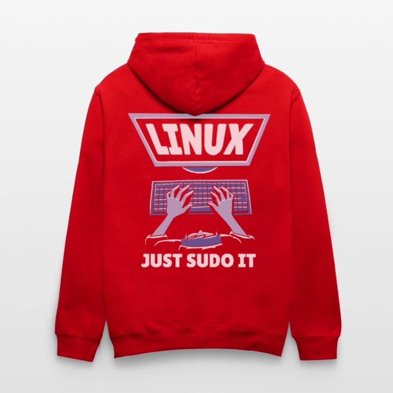 Linux Software Open Source Programmieren Programmi Kontrast-Hoodie