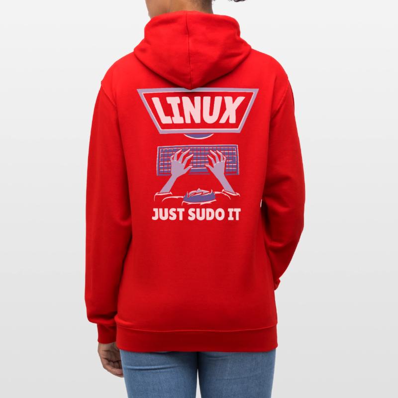 Linux Software Open Source Programmieren Programmi Kontrast-Hoodie