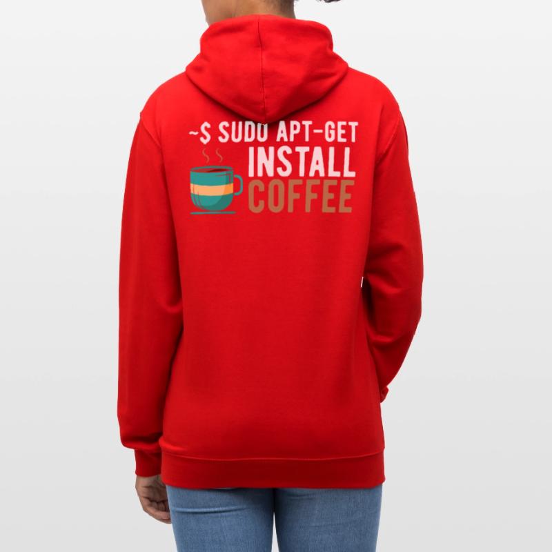 Linux Software Open Source Computer Informatik-Stu Kontrast-Hoodie