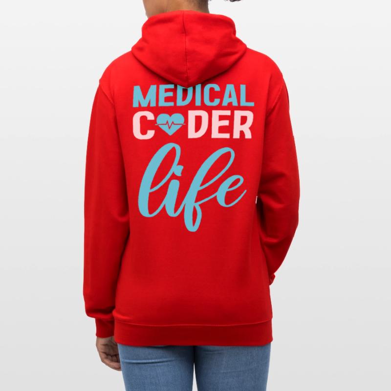 Medical Coder Life Clinical Coder Medical Coding Contrast hoodie