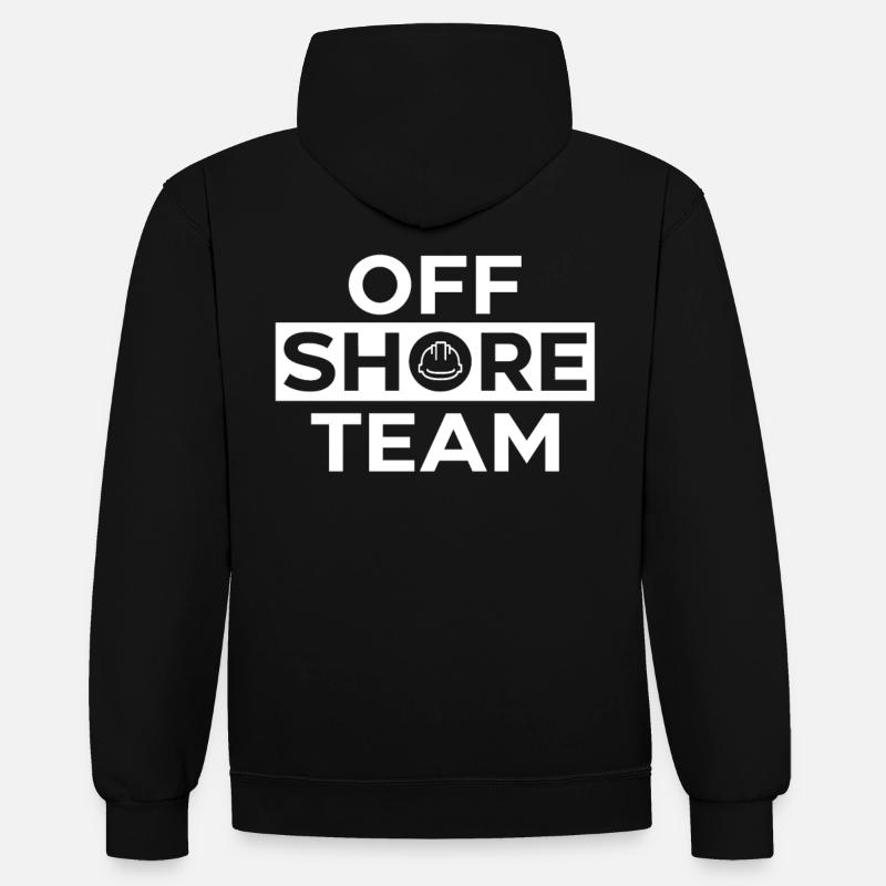 Équipe offshore - Sweat à capuche contrasté - undefined