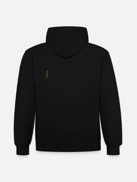 Autumn - Contrast hoodie - black/heather grey
