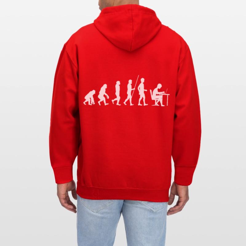 Programmeur évolution code étudiant en informatique Sweat à capuche contrasté