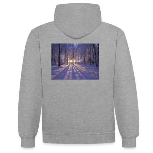 Wintercollectie - Contrast hoodie