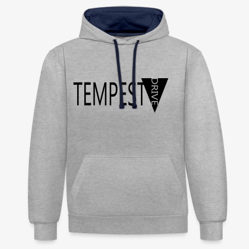 Tempest Drive: Full Logo - Kontrast-hættetrøje