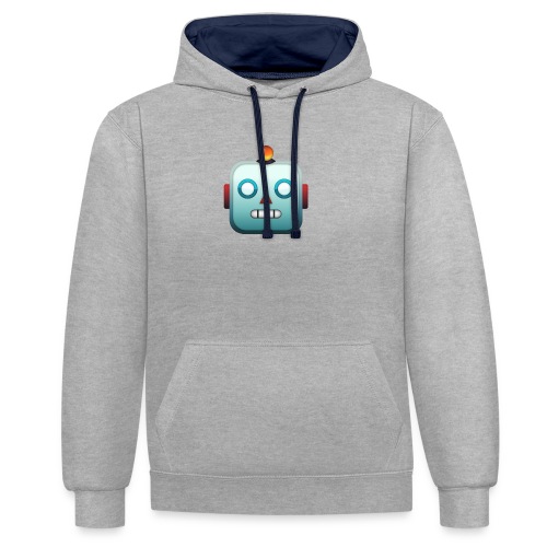 Robot Emoji - Contrast hoodie
