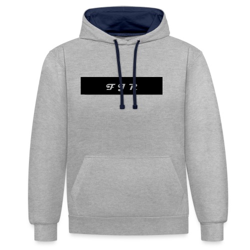 FJR hoodie merchandise - Contrast Colour Hoodie