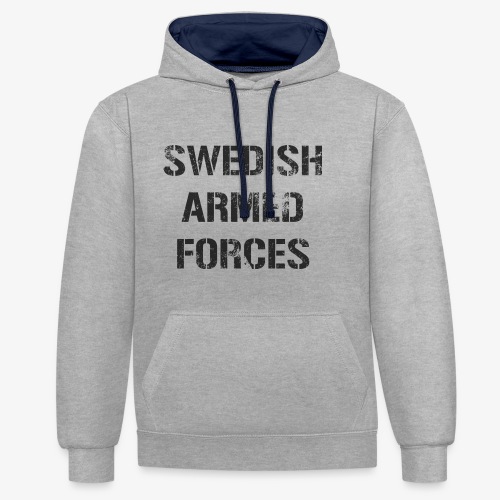 SWEDISH ARMED FORCES Rugged + SWE Flag - Kontrastluvtröja