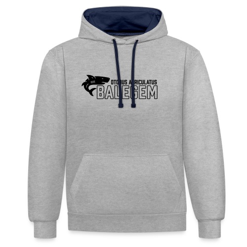 Balegem shark - Contrast hoodie