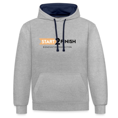 Start to finish - Contrast hoodie