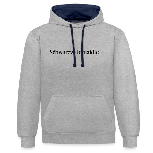 Schwarzwaldmaidle - T-Shirt - Kontrast-Hoodie