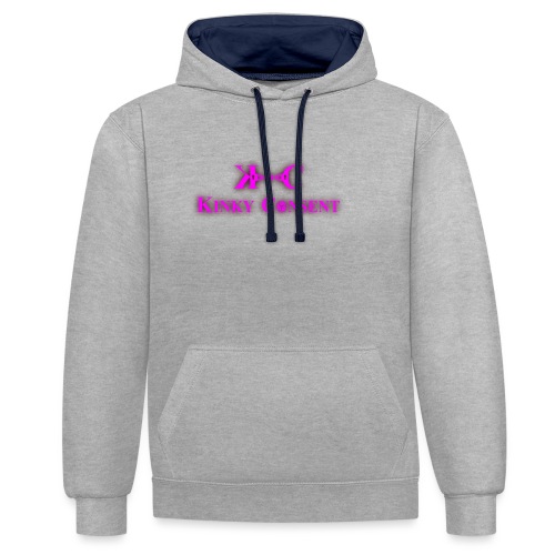 Kinky Consent Official party T shirt - Contrast Colour Hoodie