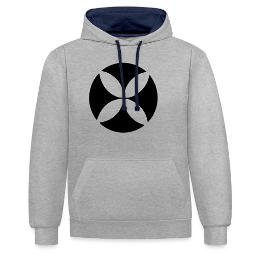 LiamMelly logo - Contrast Colour Hoodie