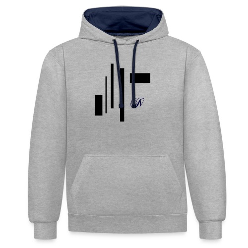 Abstract - Contrast hoodie