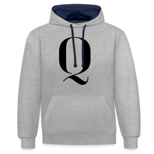 Q - Contrast Colour Hoodie