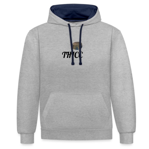 THICC Merch - Contrast Colour Hoodie