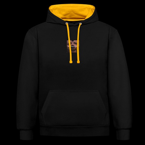Why be a king when you can be a god - Contrast Colour Hoodie