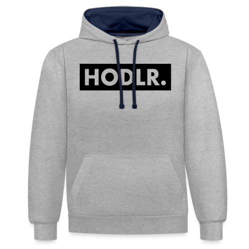 HODLR. - Contrast hoodie